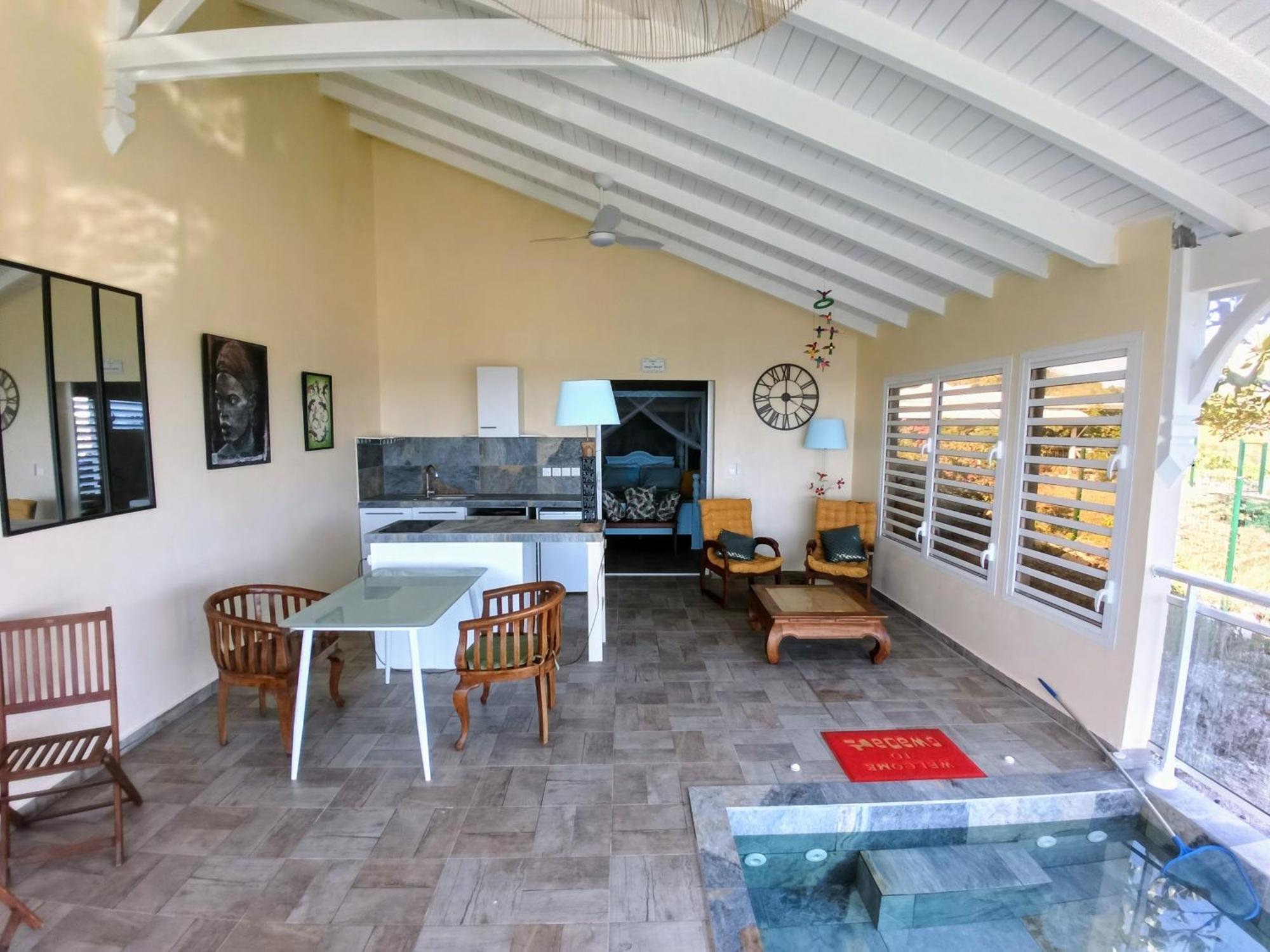 Aux Colibris Amoureux : Loft De Standing Avec Vue Mer Grand-Bourg (Marie Galante) Exterior foto
