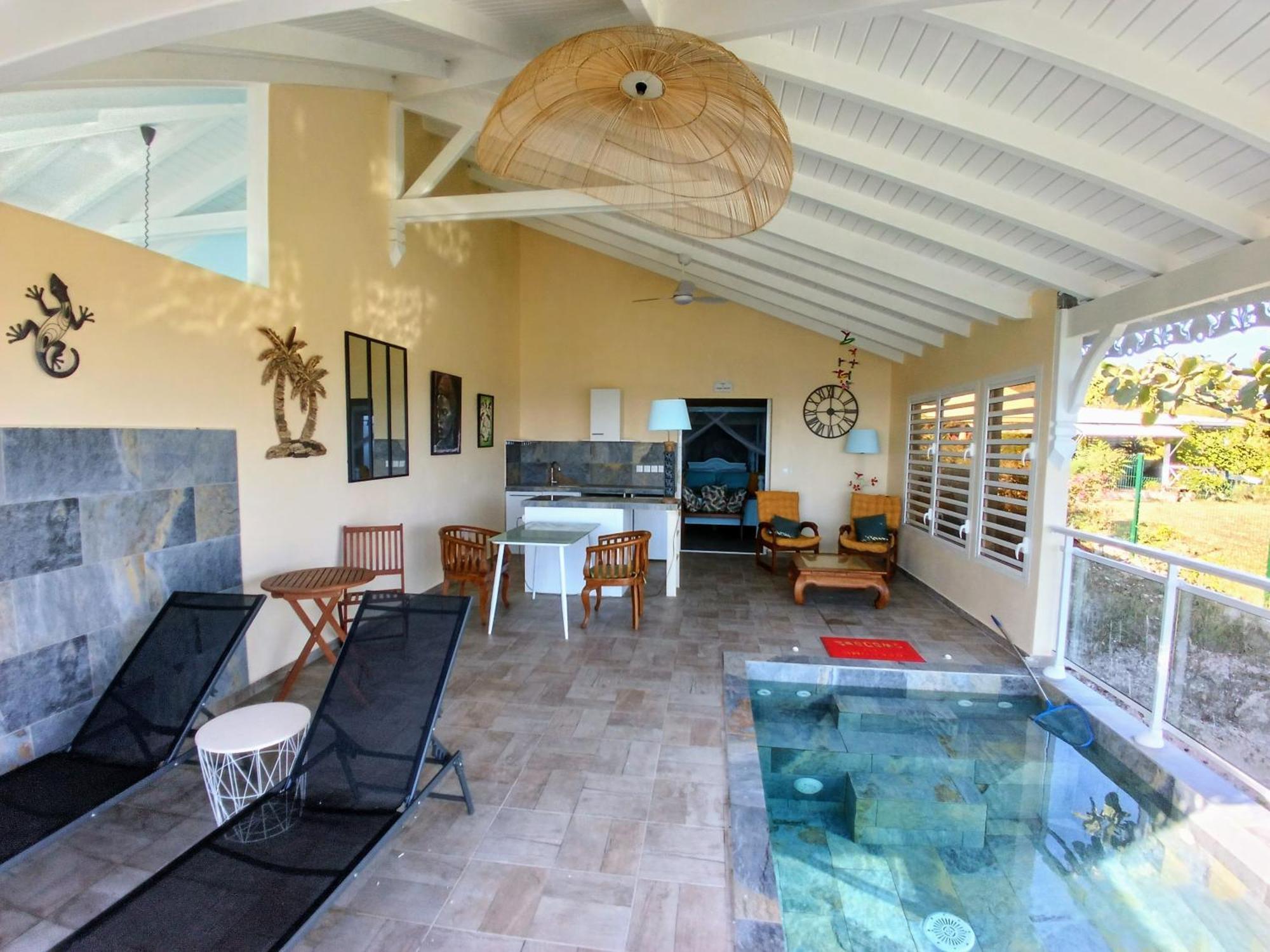 Aux Colibris Amoureux : Loft De Standing Avec Vue Mer Grand-Bourg (Marie Galante) Exterior foto