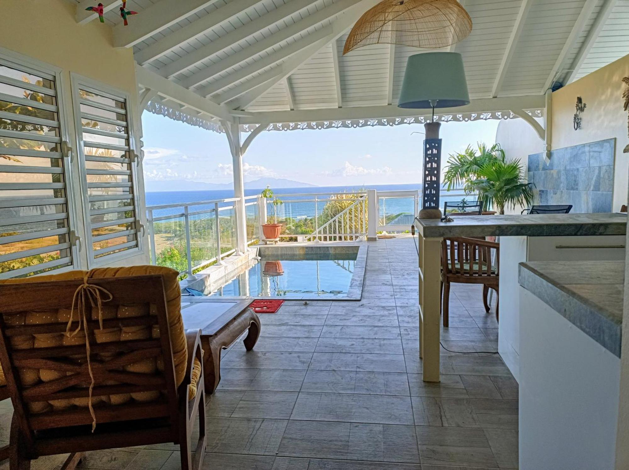 Aux Colibris Amoureux : Loft De Standing Avec Vue Mer Grand-Bourg (Marie Galante) Exterior foto